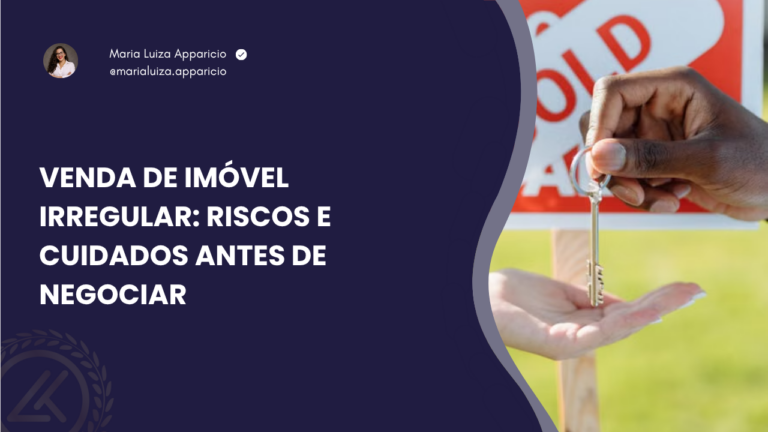 Venda de imóvel irregular